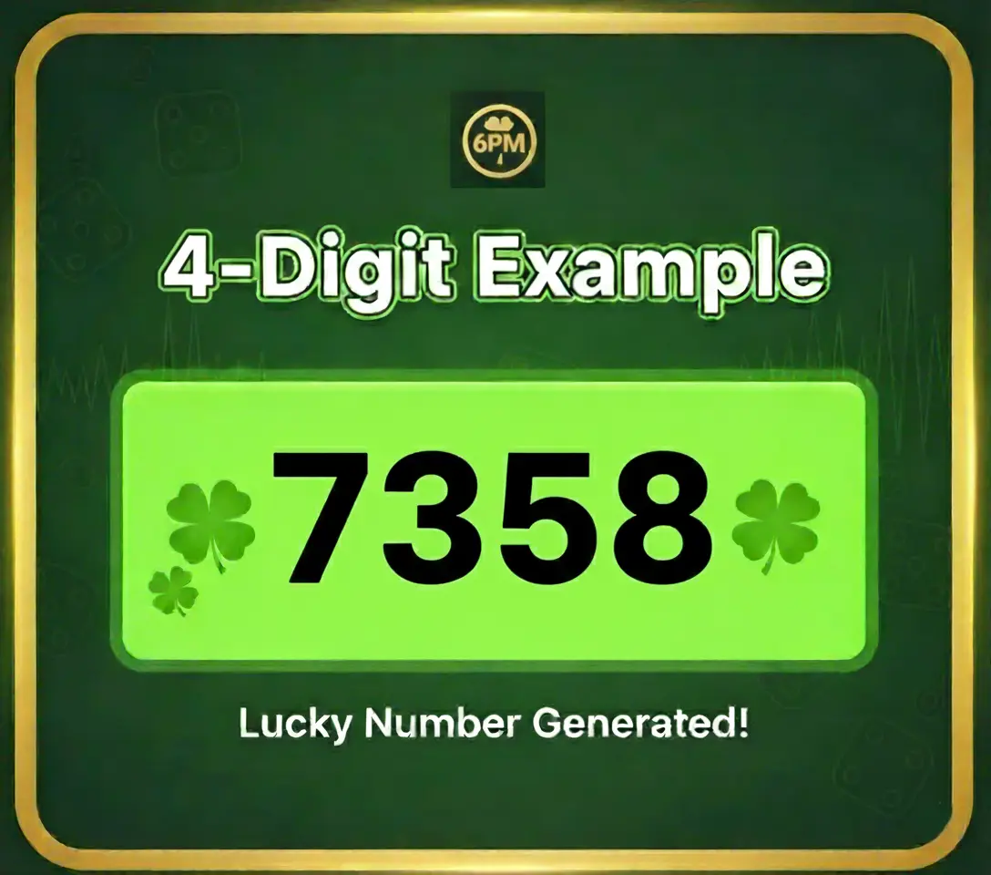Dear Day 4 Digit Lottery