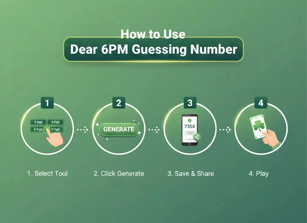 How to Use Dear 6PM Guessing Number